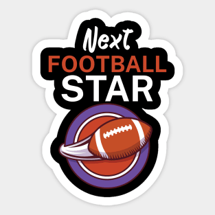 Next football star Sticker